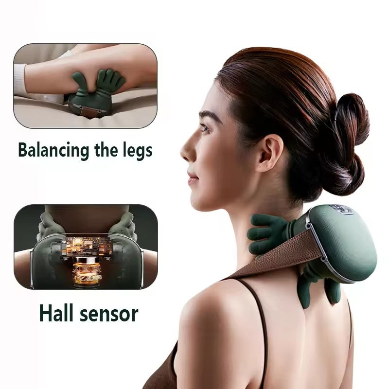 Electric Neck Shoulder Massager - Wireless Kneading Shawl