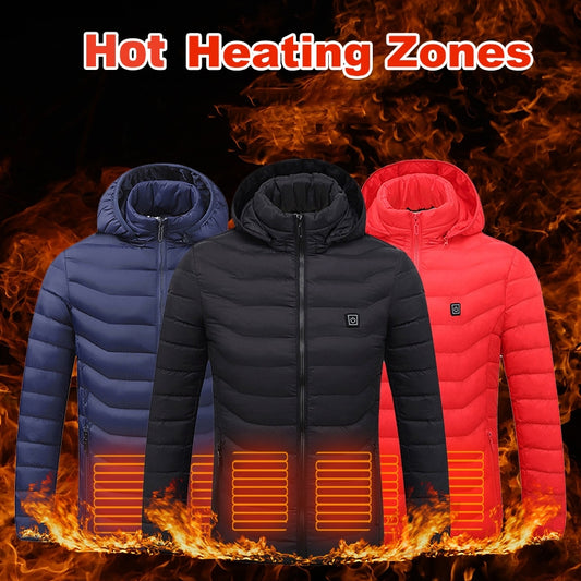 Men’s USB Heated Vest – 3-Zone Thermal Winter Layer