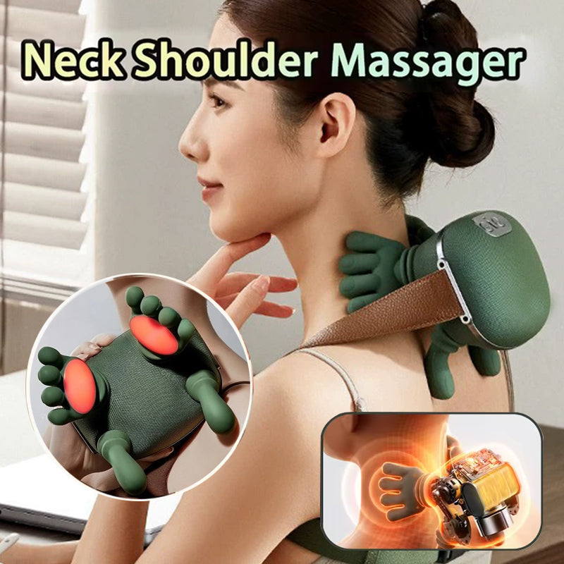 Electric Neck Shoulder Massager - Wireless Kneading Shawl