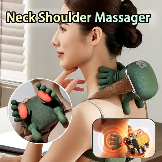Electric Neck Shoulder Massager - Wireless Kneading Shawl