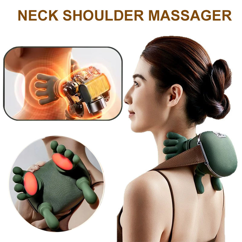 Electric Neck Shoulder Massager - Wireless Kneading Shawl